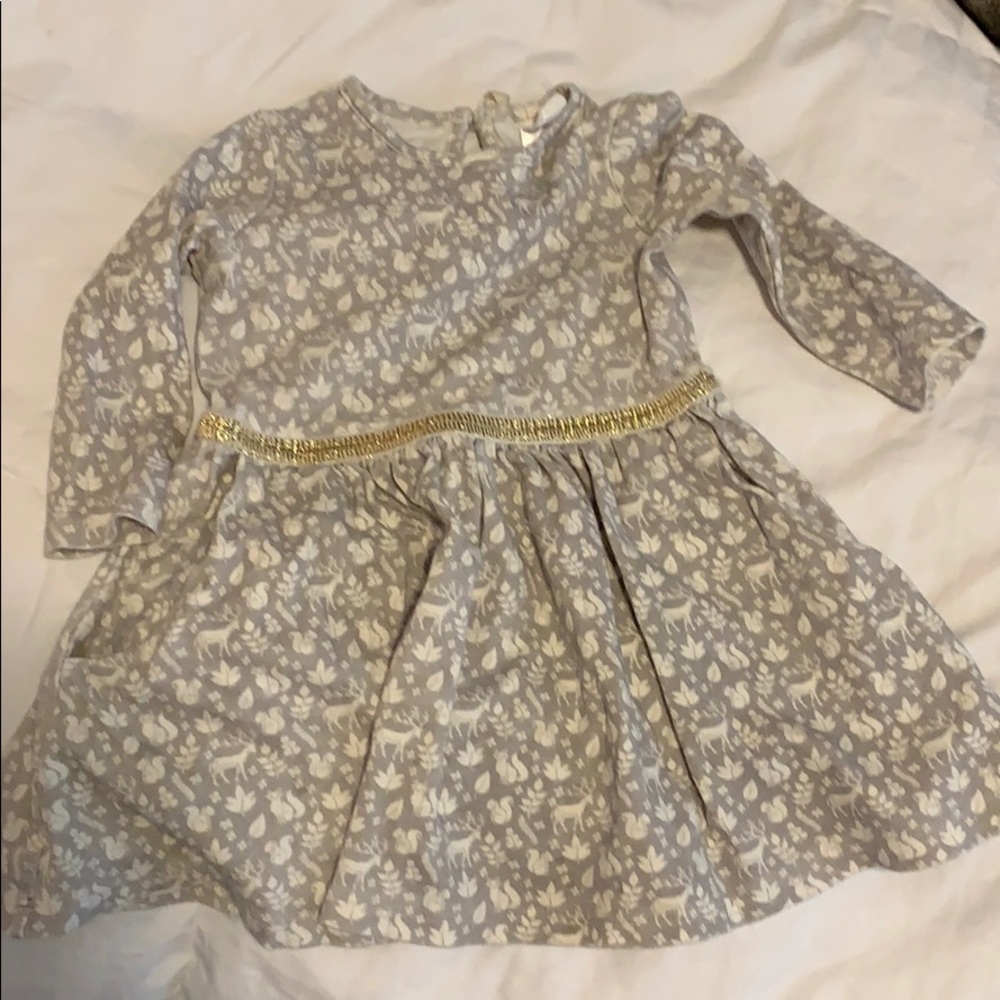 Pink elephant woodland creature dress